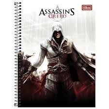Caderno Univ Capa Dura 1 Materia Assassins Creed 96f Tilibra