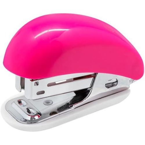 Mini Grampeador Plastico para 20Fls Colorido Neon Brw