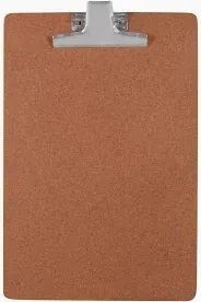 Prancheta Madeira Oficio Prendedor Metal 3017 Souza