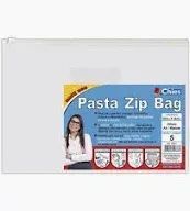 Pasta Zip Oficio Bag 360x260mm Cristal Pacote com 5 Unidades Hemon