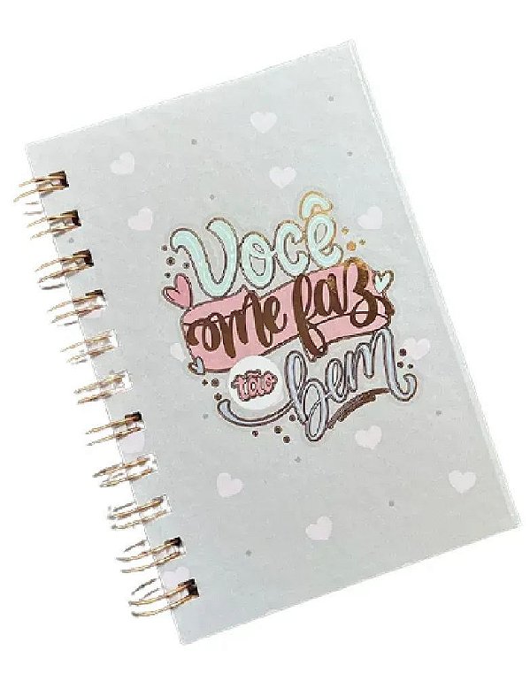 Caderneta Sem Pauta Voce Me Faz Tao Bem 80F 90G Merci