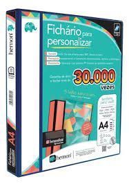 Fichario para Personalizar A4 Azul Royal com Visor Tranparente Hemon