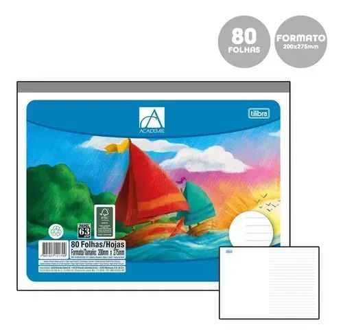 Bloco Meia Pauta Sapec 80 Fls Tilibra