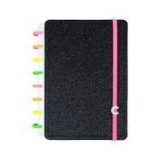 Caderno Inteligente Lets Neon Black Grande