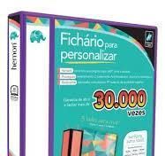 Fichario para Personalizar A4 Violeta com Visor Tranparente Hemon