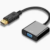 Conversor Displayport X Vga Full Hd Multi