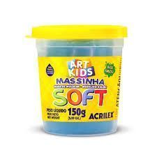 Massa de Modelar Soft 150gr Azul cod 109 Acrilex