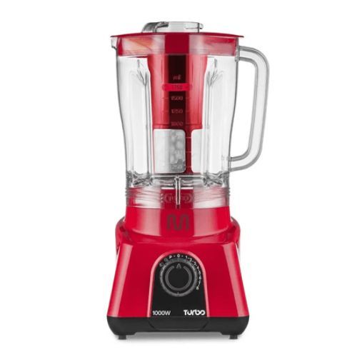 Liquidificador Multi Turbo 1000 Vermelho Multi