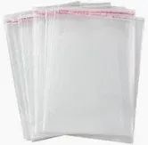 Saco Transparente com Aba 23x31+3 Cm Aba Pacote com 100 Hemon