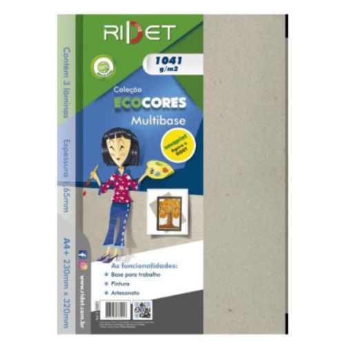 Bloco Ecocores Multibase A4+ 1041g com 3 Laminas Ridet