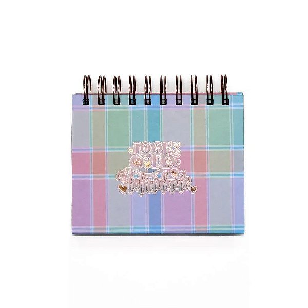 Bloco De Notas Dec. Sem Pauta Look Do Dia Felicidade 120F 75G Merci