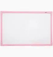 Quadro Branco Uv Soft Colors 60 X 40 Rosa 4083 Stalo