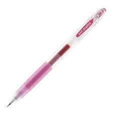 Caneta Esf Gel Poplol 0,7mm Rosa Retratil Pilot