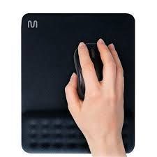 Mouse Pad Dot com Apoio De Pulso Gel Preto Multilaser