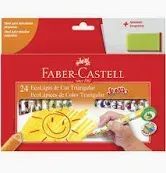 Ecolapis De Cor Jumbo Triangular com 24 Cores Faber Castell
