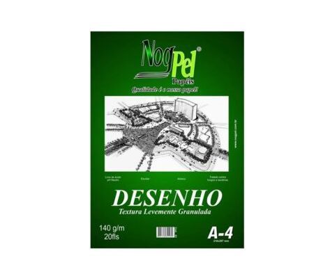 Bloco de Papel Textura Visual A4 150G/M 24Fls Nogpel