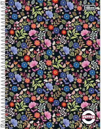 Caderno Universitario CD 20 MAT Pepper Feminino Tilibra