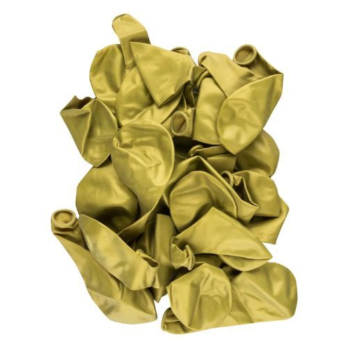 Balao Imperial 9 Cintilante Dourado com 50 Unidades Sao Roque
