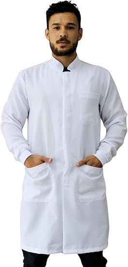 Jaleco Manga Longa Branco Slogo M