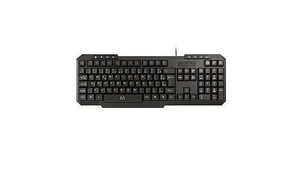 Teclado Multimidia Preto USB TC206 Multilaser