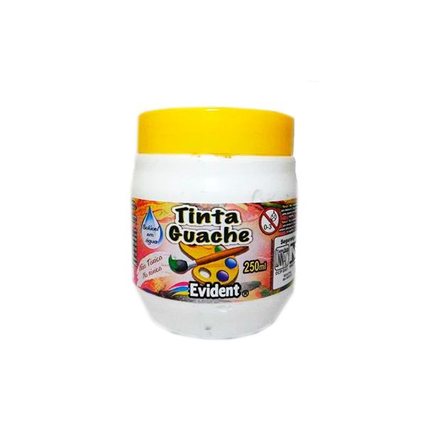 Tinta Guache 250Ml Marrom Evident