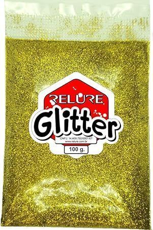 Glitter Pvc 100GR Ouro Honey