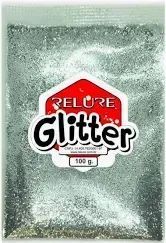 Glitter Pvc 100GR Prata Honey