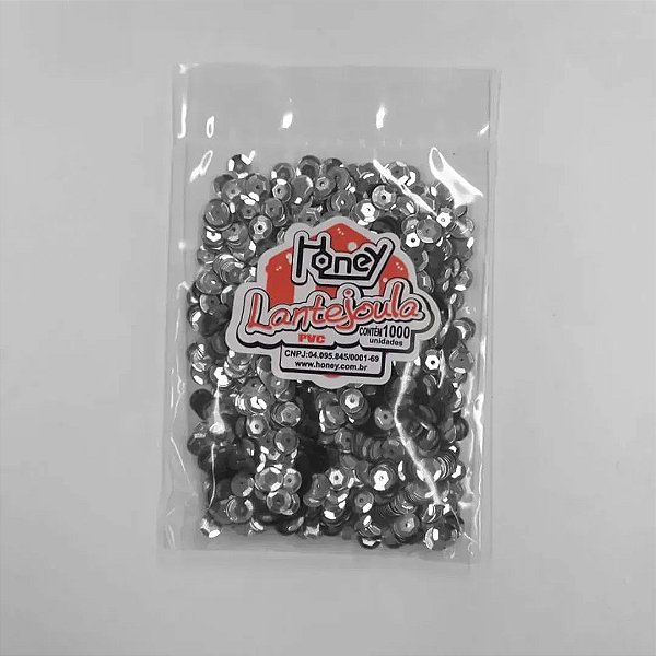 Lantejoula CB 6 Grafite Pacote 1000 Unidades Honey