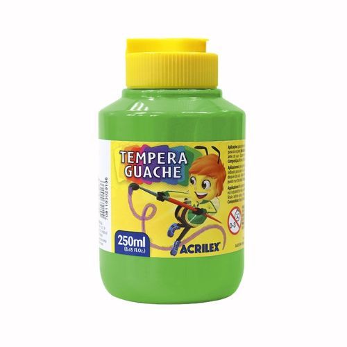 Tinta Guache 250ml Verde Folha cod 510 Acrilex