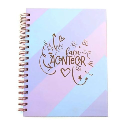 Caderno Colegial 90g 80 Folhas Merci - Faca Acontecer