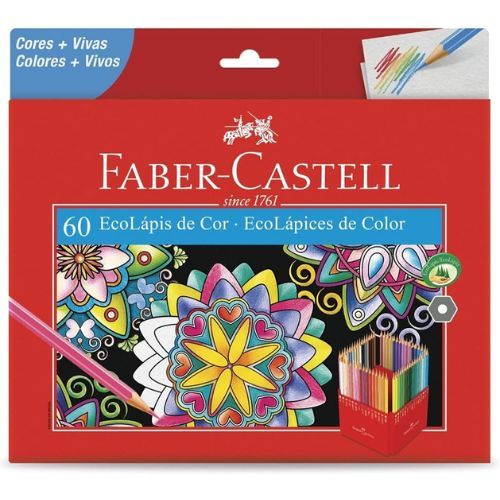 Ecolapis de Cor 60 Cores Faber Castell