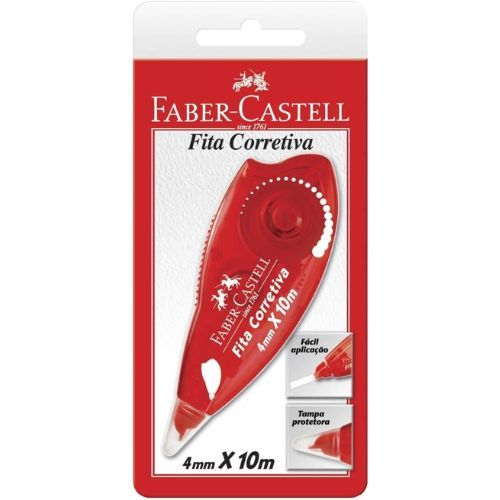 Fita Corretiva 4MMX10M Faber Castell