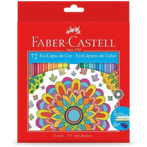 Ecolapis de Cor 72 Cores Faber Castell