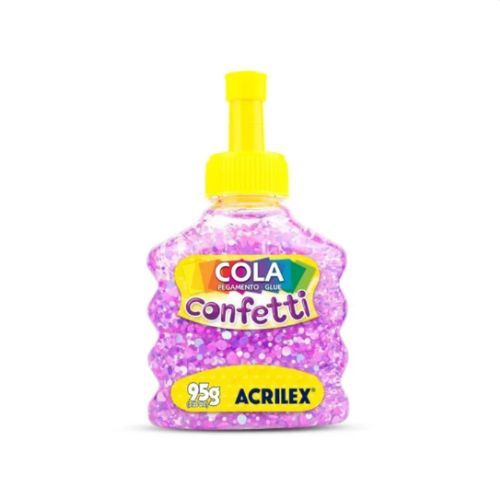 Cola Confetti 95g Algodao Doce Acrilex