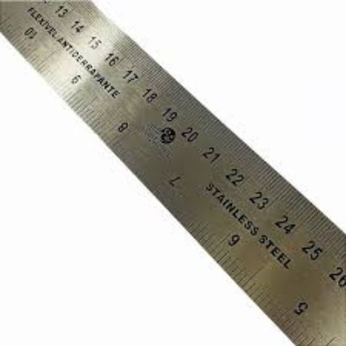 Regua de Metal Antiderrapante 30CM FES 005 Art e Montagem