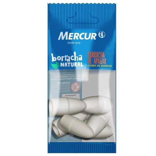 Borracha Ponteira Branca Bl C/ 6 Mercur