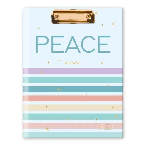 Pasta Prancheta com Bloco de Anotacoes Positivity Cadersil