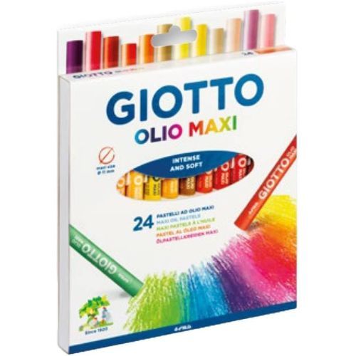 Giz Pastel Olio Maxi 24 Cores Giotto