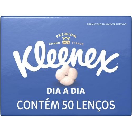 Lenco de Papel Original Kids Caixa Sortida com 50 Folhas Kleenex