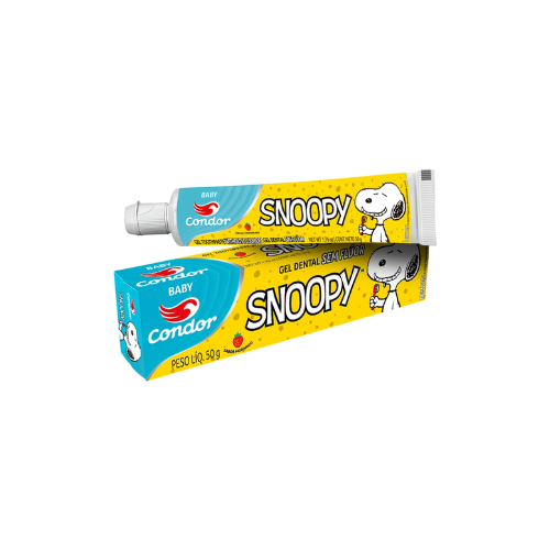Creme Dental Gel Snoopy sem Fluor 50G Condor