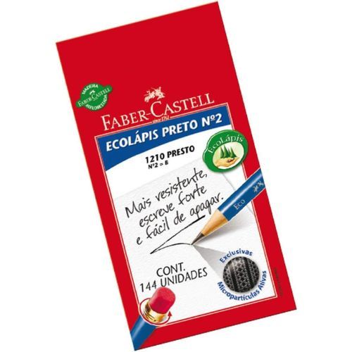 Ecolapis Grafite Max 1210 Azul Sextavado com Borracha Faber