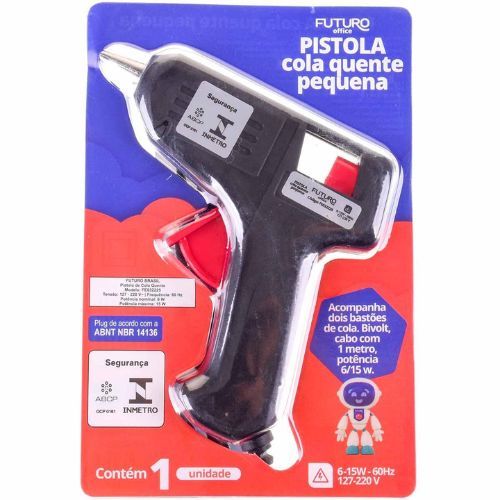 Pistola para Cola Quente Pequena 6/15W Futuro