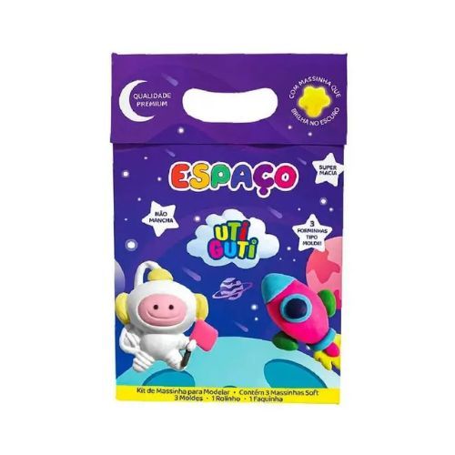 Kit de Massinha de Modelar Espaco Uti Guti