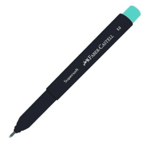 Caneta Supersoft Pen 1.0MM Verde Turquesa Faber Castell