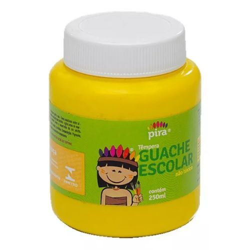 Tinta Guache 250ML Amarelo Piratininga