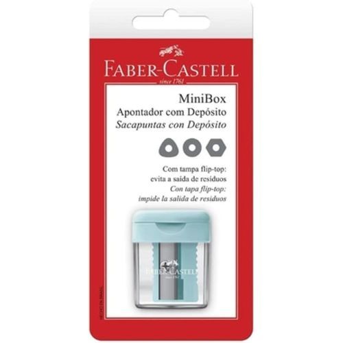 Apontador com Deposito Minibox Faber Castell