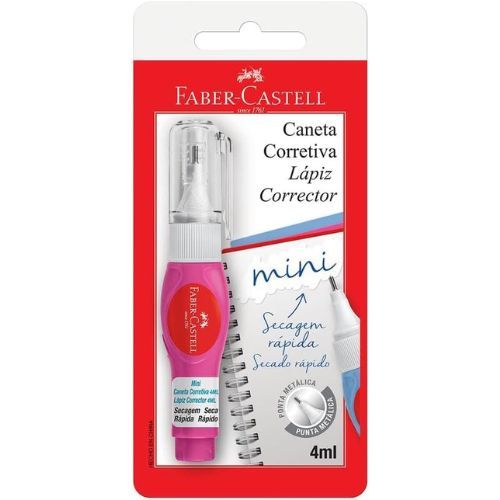 Mini Caneta Corretiva 4ML Faber Castell