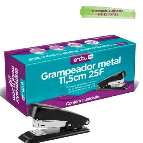 Grampeador Metal 20Cm 30Fls Onda