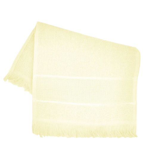 Toalha de Mao Escolar Lisa 33x23CM Amarelo Marcotex