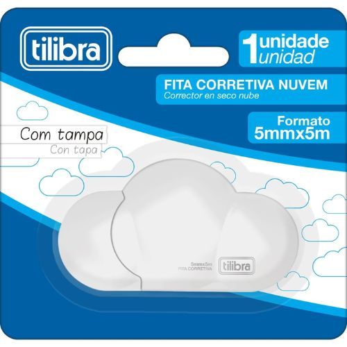 Fita Corretiva 5MMX6M Nuvem Tilibra